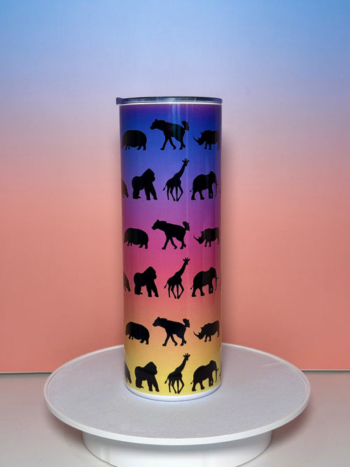 African Animal Tumbler (Large Print)