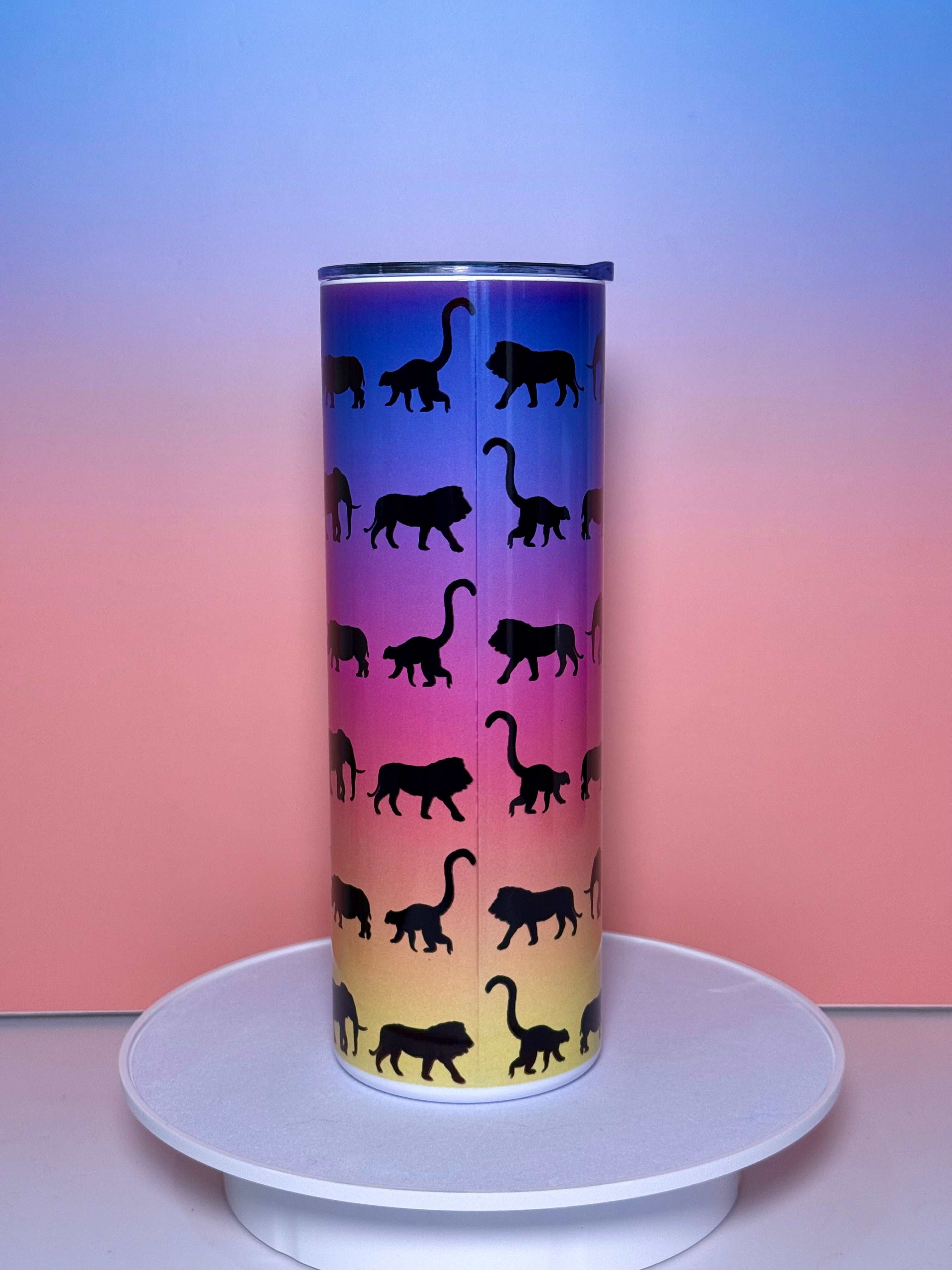 African Animal Tumbler (Large Print)