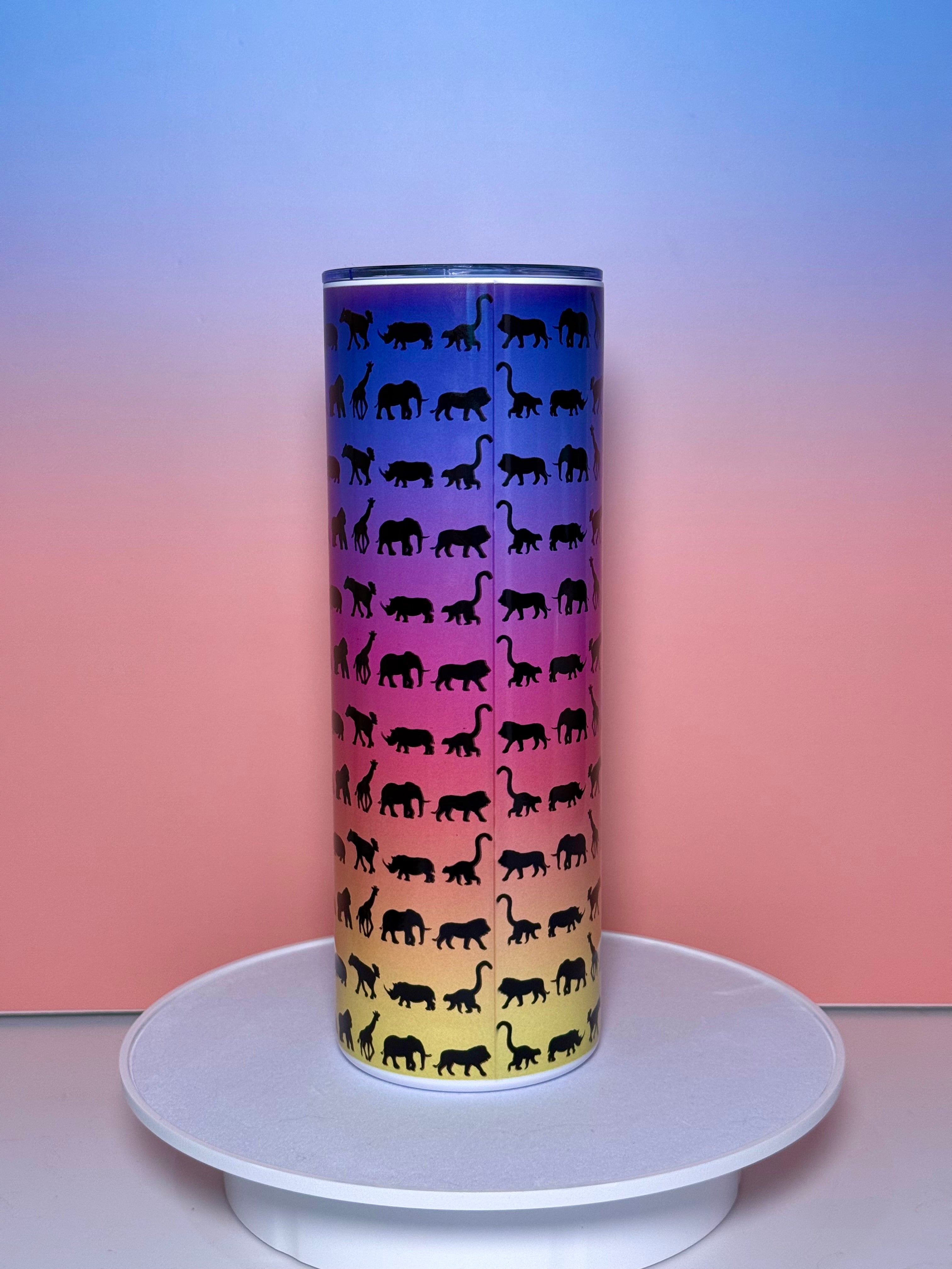 African Animal Tumbler (Small Print)
