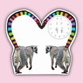 Pride Lemur Love Sticker