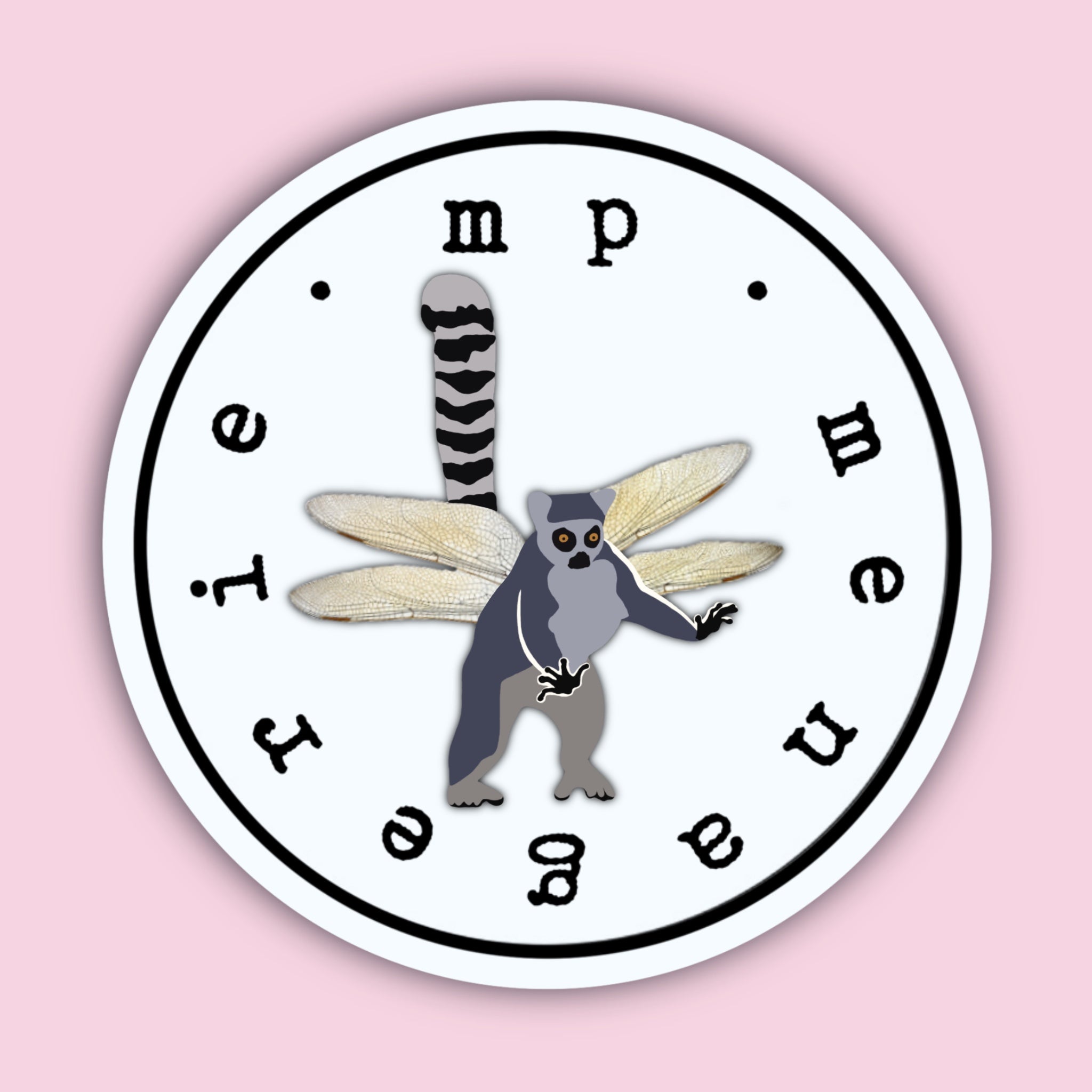 Lemur Fairy Sticker 1