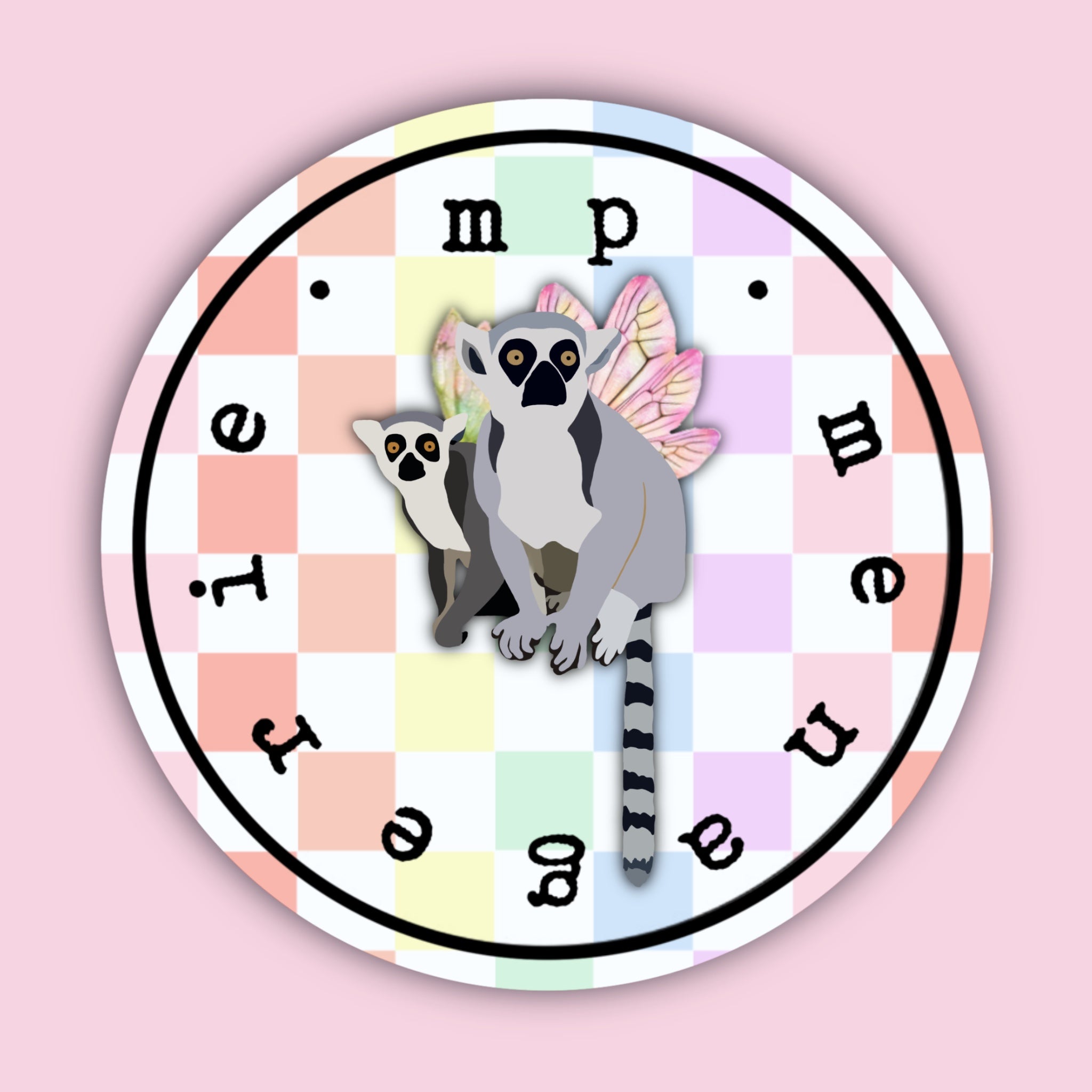 Lemur Fairy Sticker 3