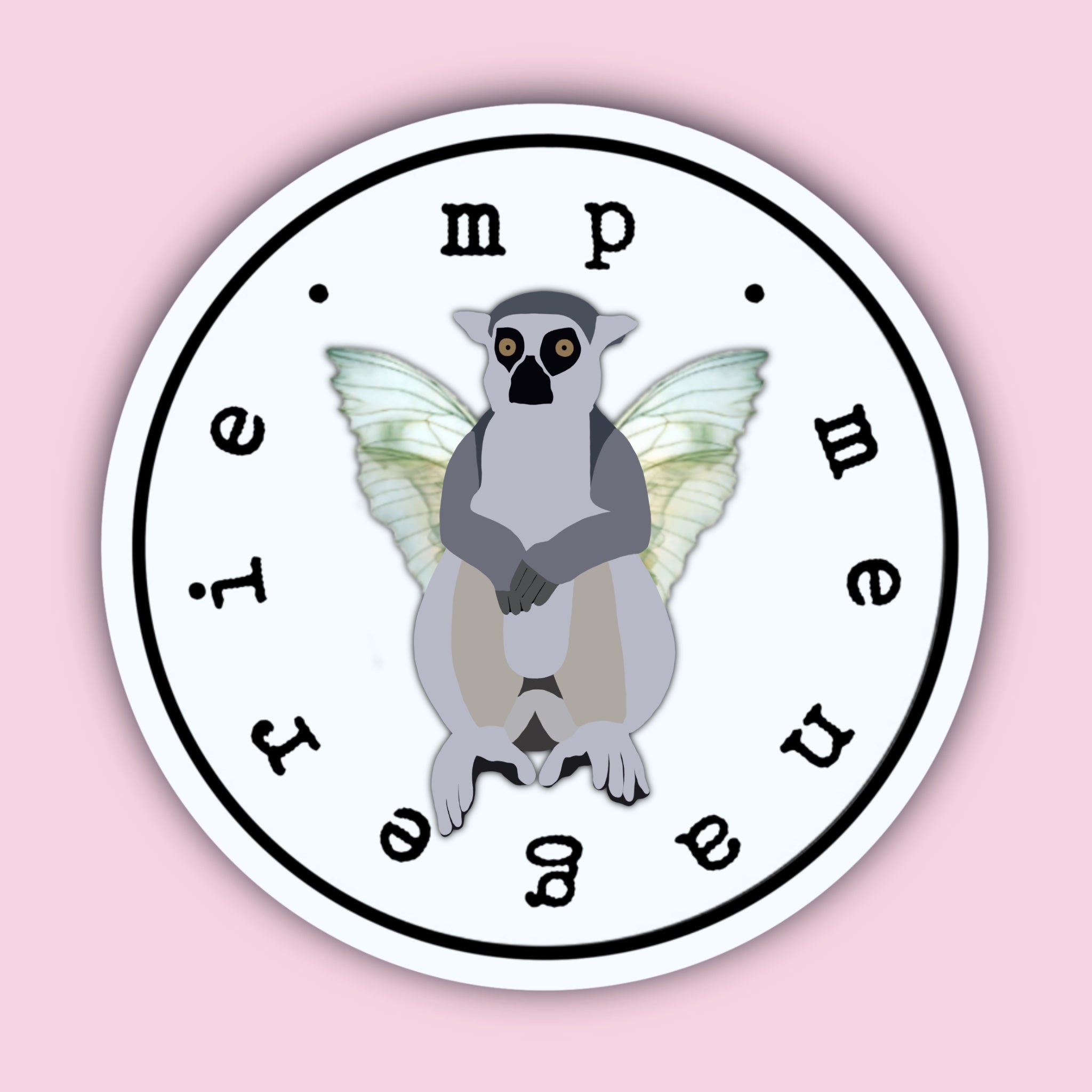 Lemur Fairy Sticker 2