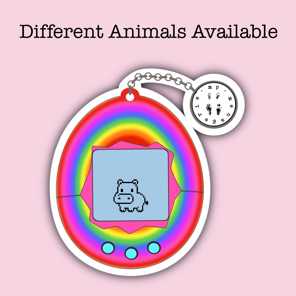 Rainbow Tamagotchi Sticker