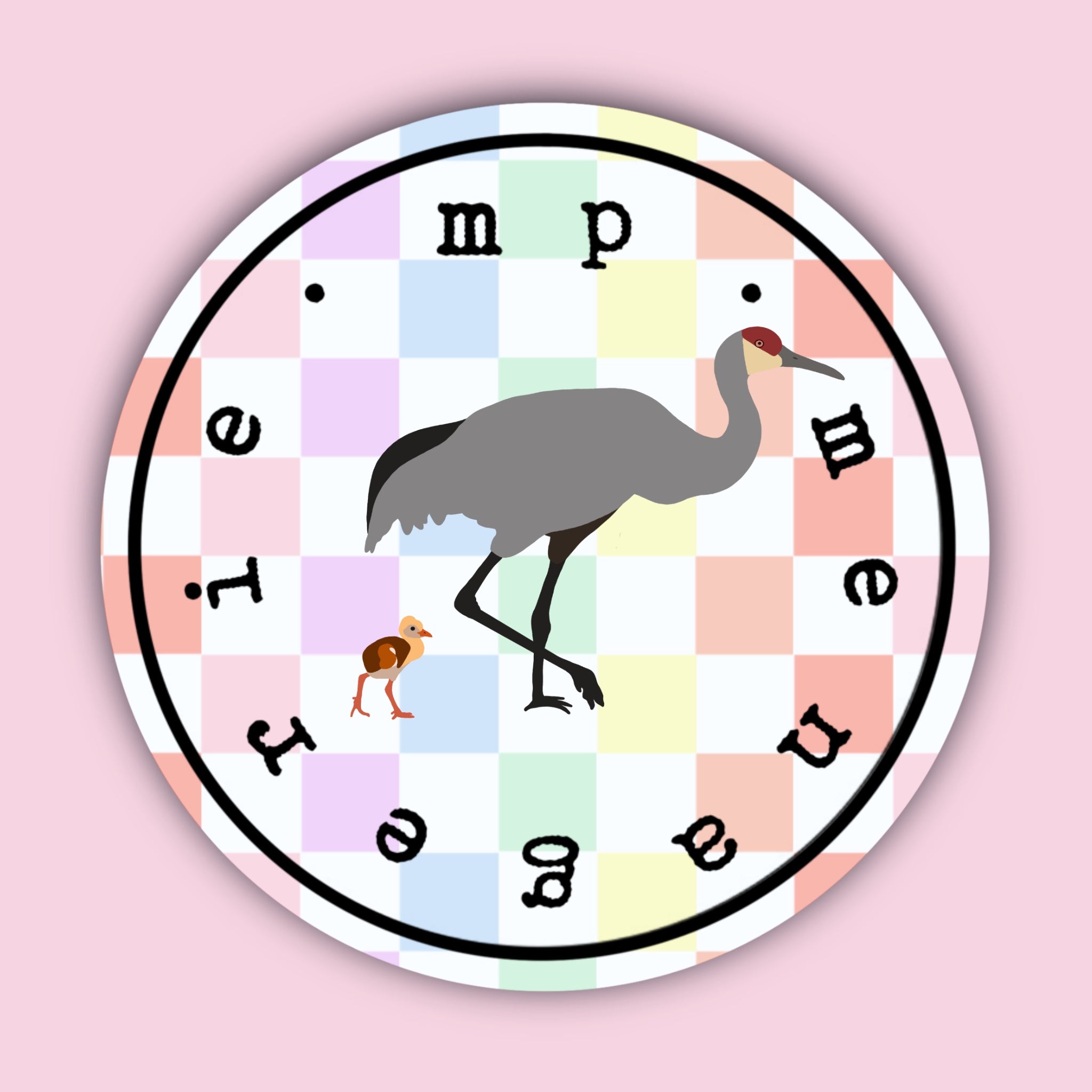 Sandhill Crane Sticker
