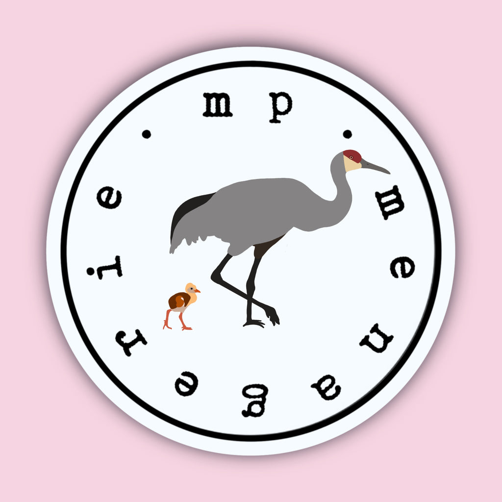 Sandhill Crane Sticker