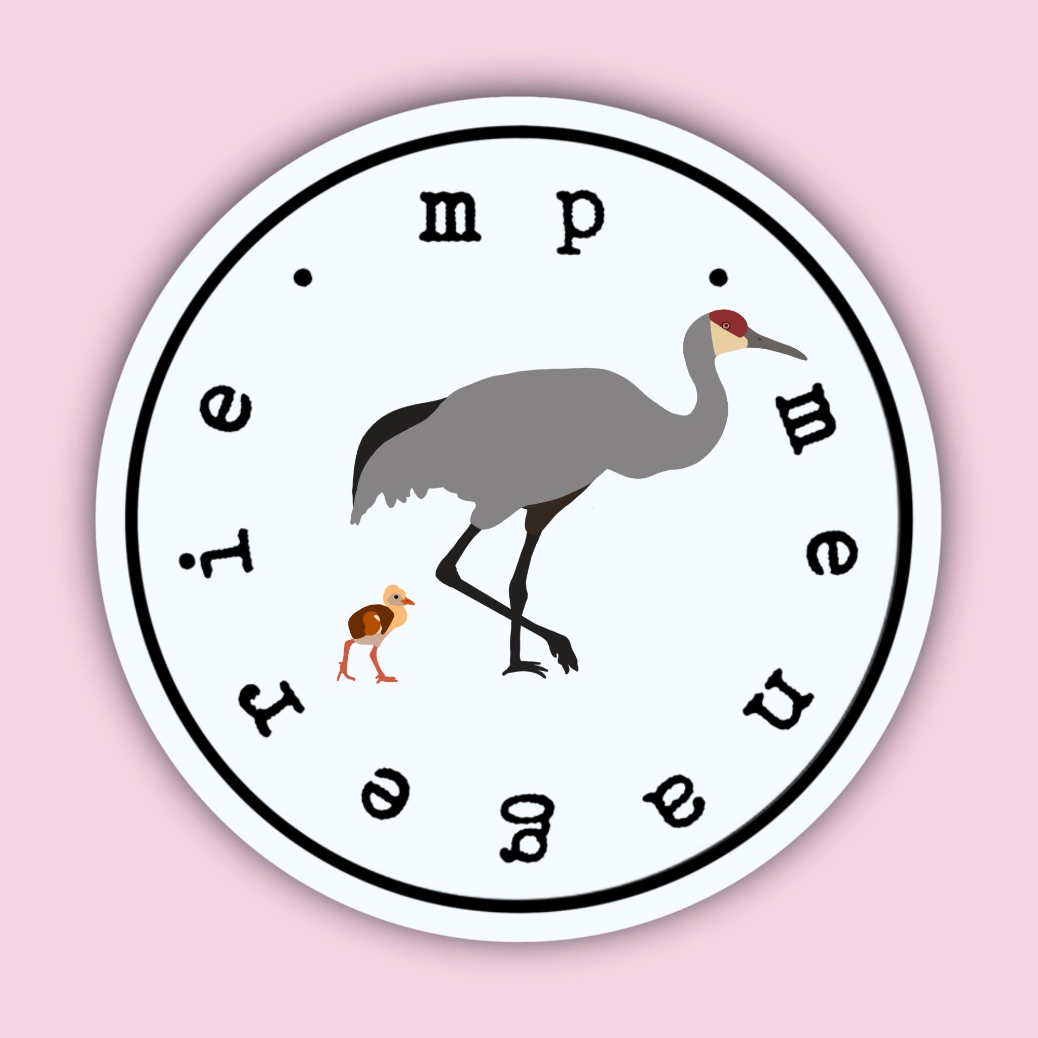 Sandhill Crane Sticker