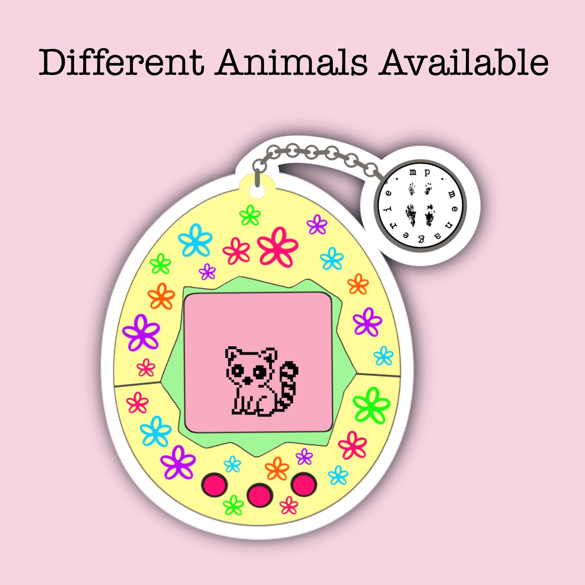Flower Tamagotchi Sticker