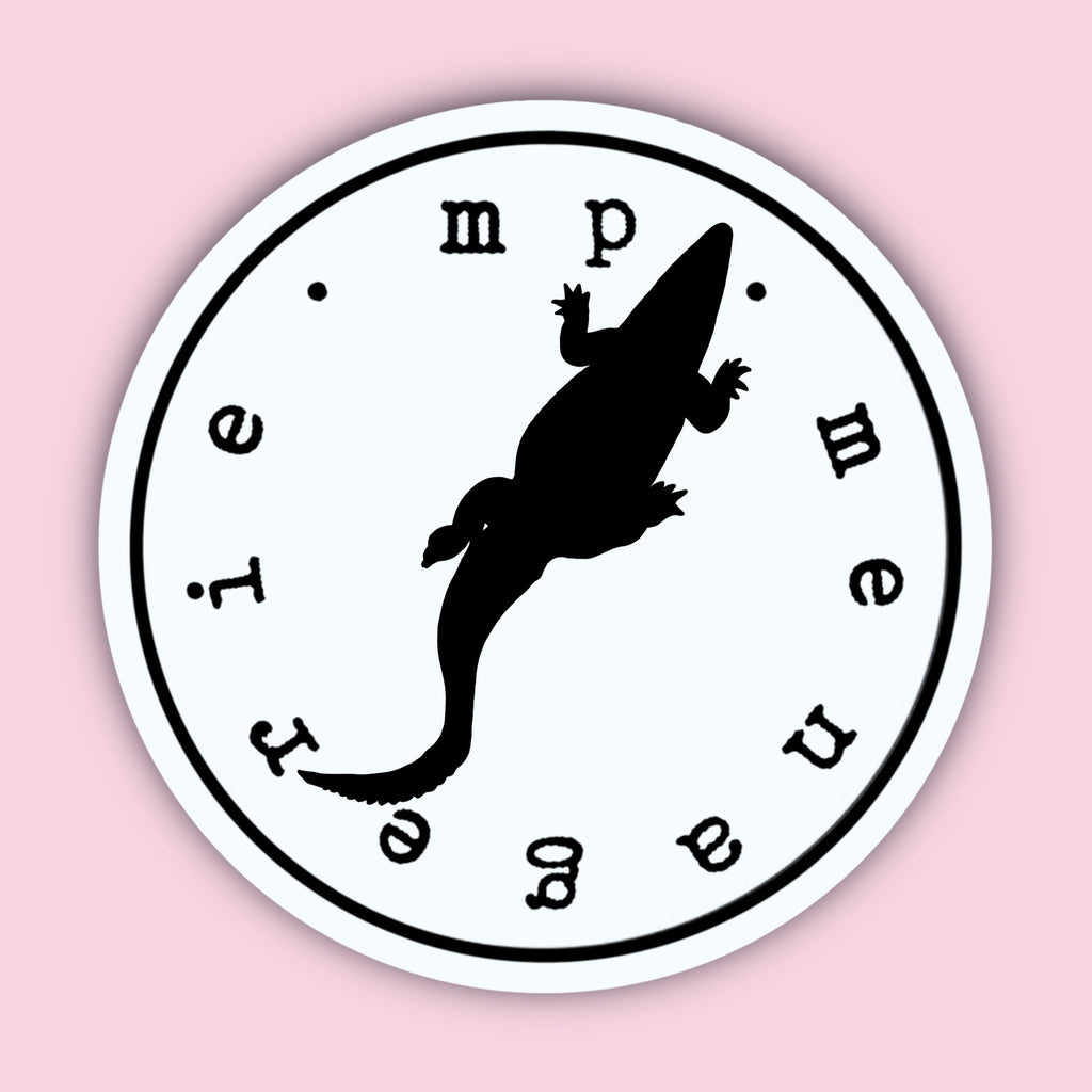 Crocodile Silhouette Sticker 1