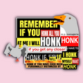 Honk Bumper Sticker