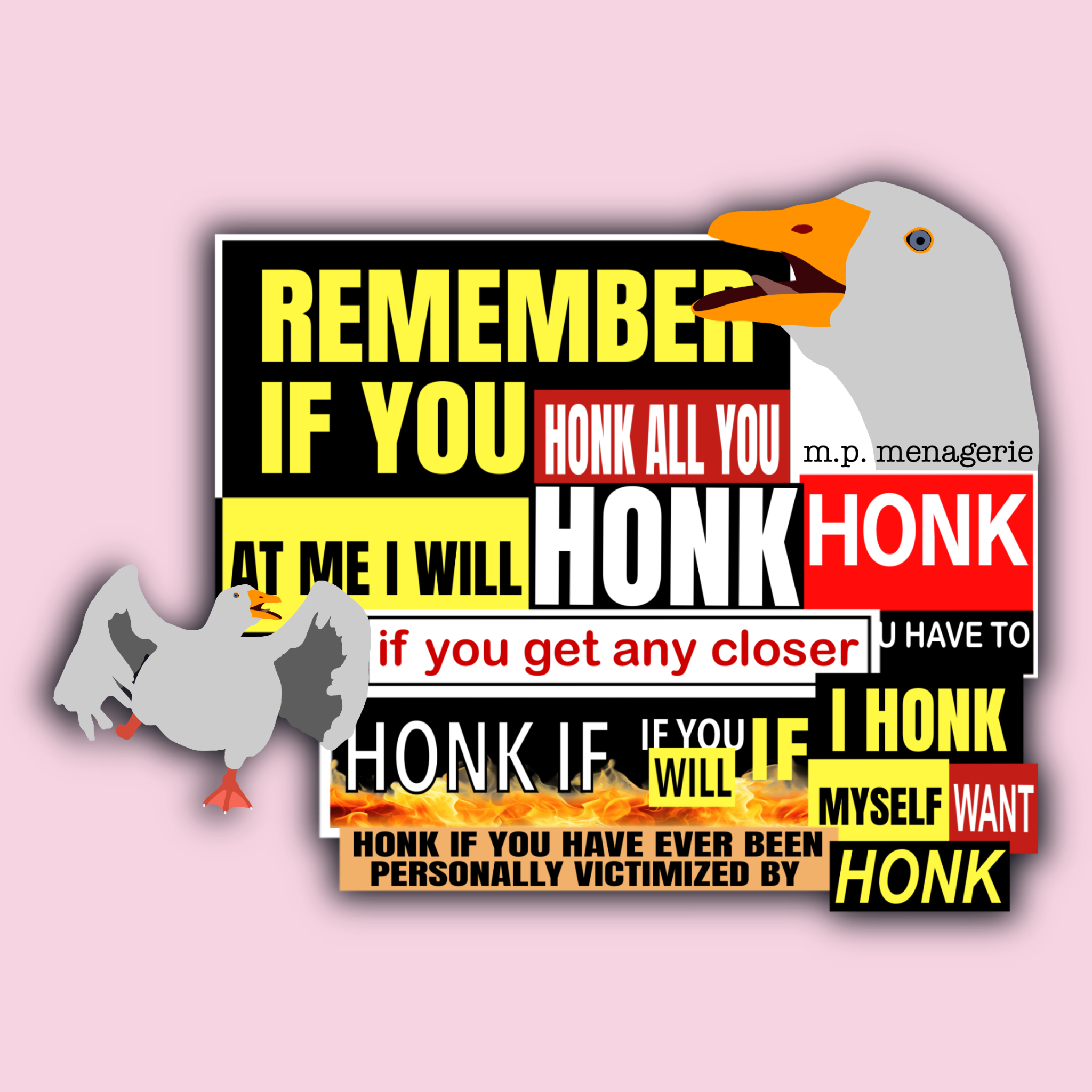 Honk Bumper Sticker