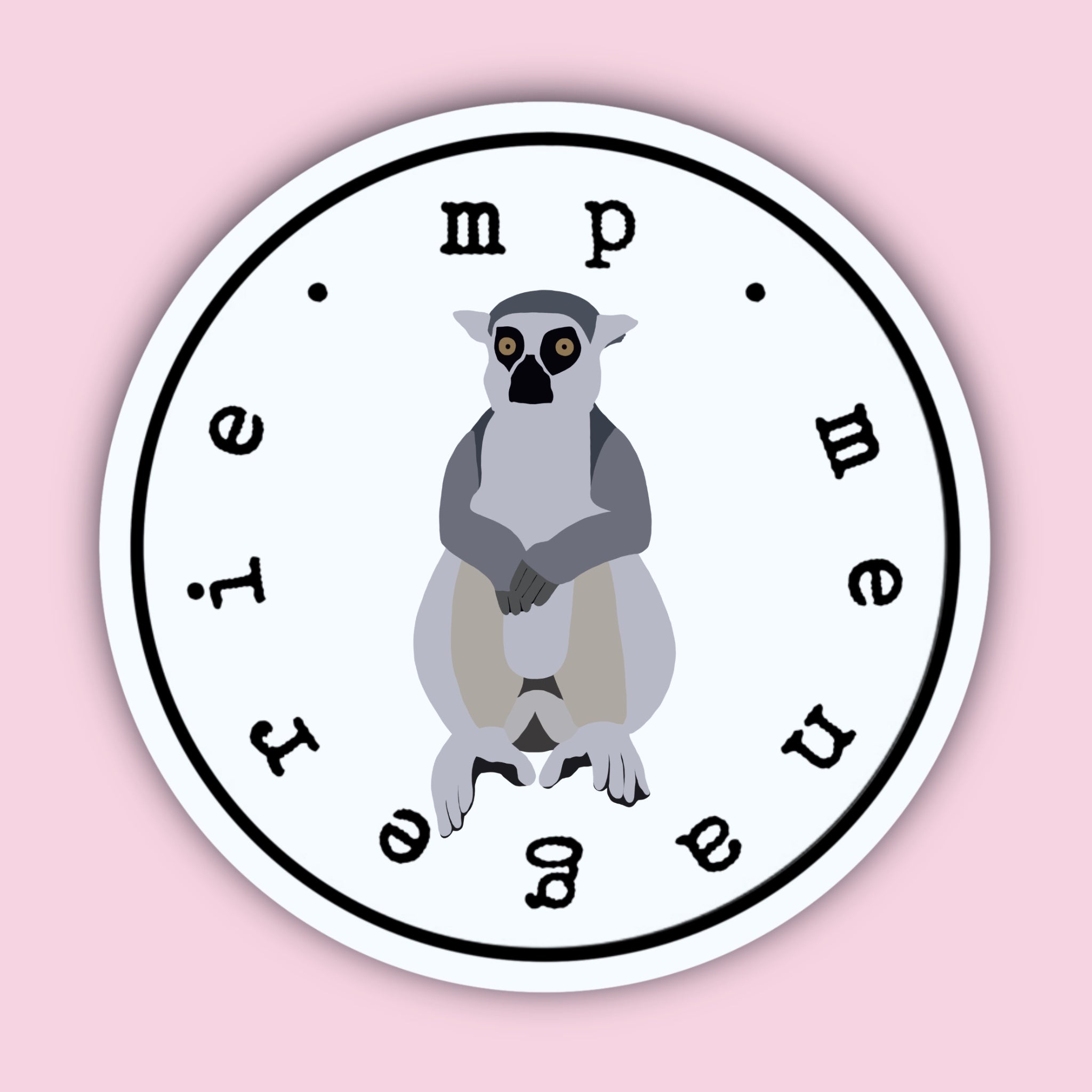 Lemur Sticker 2