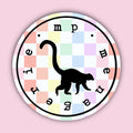 Ring-Tailed Lemur Silhouette Sticker