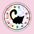 Bush Baby Silhouette Sticker