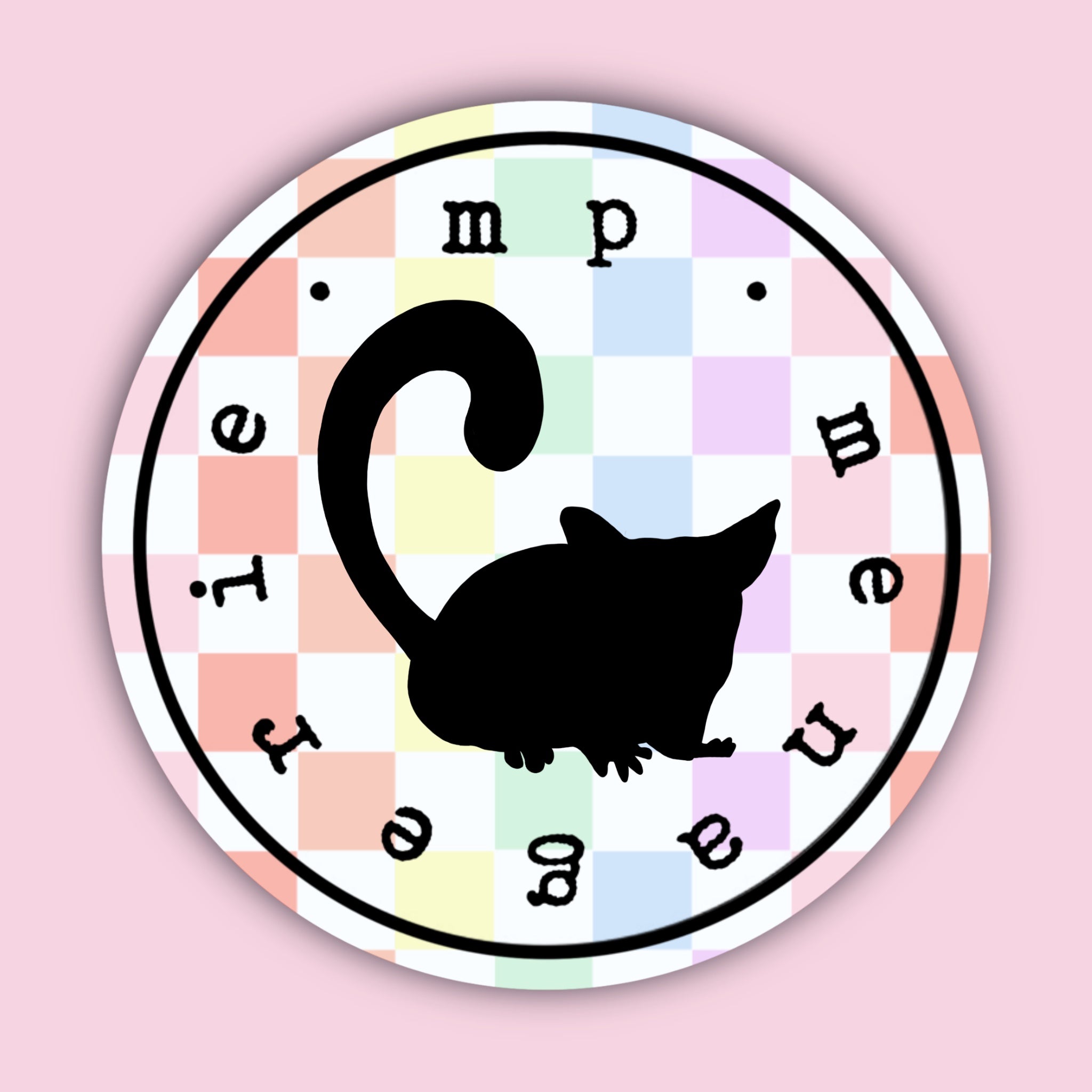 Bush Baby Silhouette Sticker
