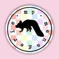 Aye-Aye Silhouette Sticker