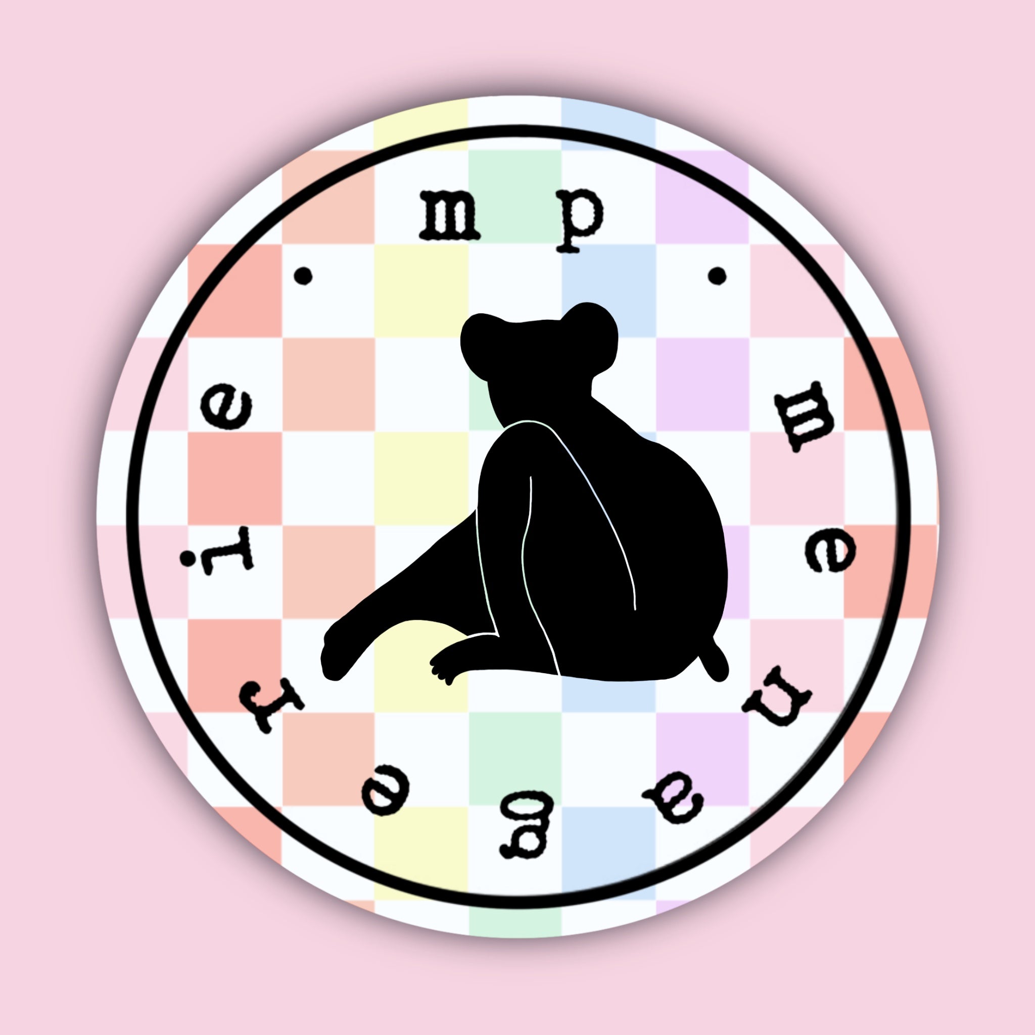 Indri Lemur Silhouette Sticker