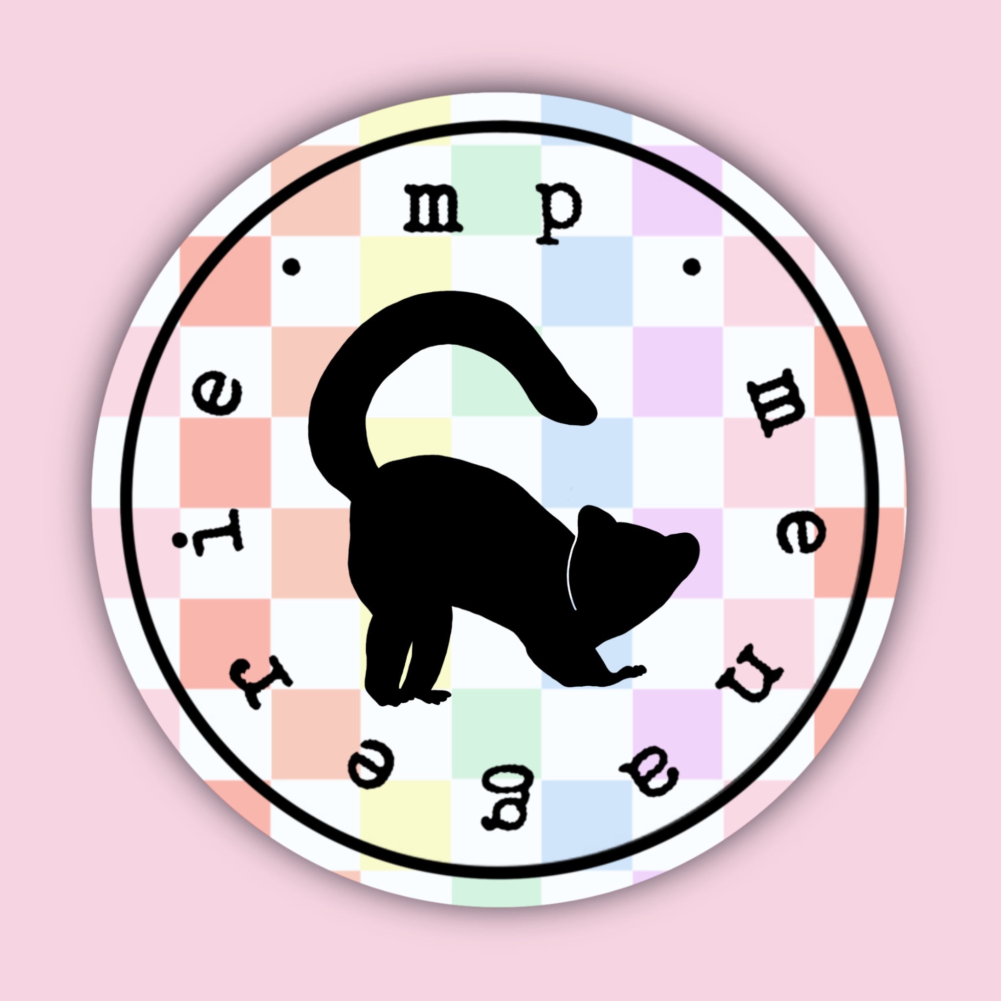 Ruffed Lemur Silhouette Sticker