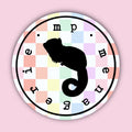 Dwarf Lemur Silhouette Sticker