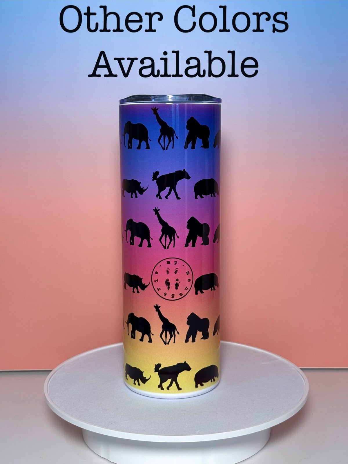 African Animal Tumbler (Large Print)