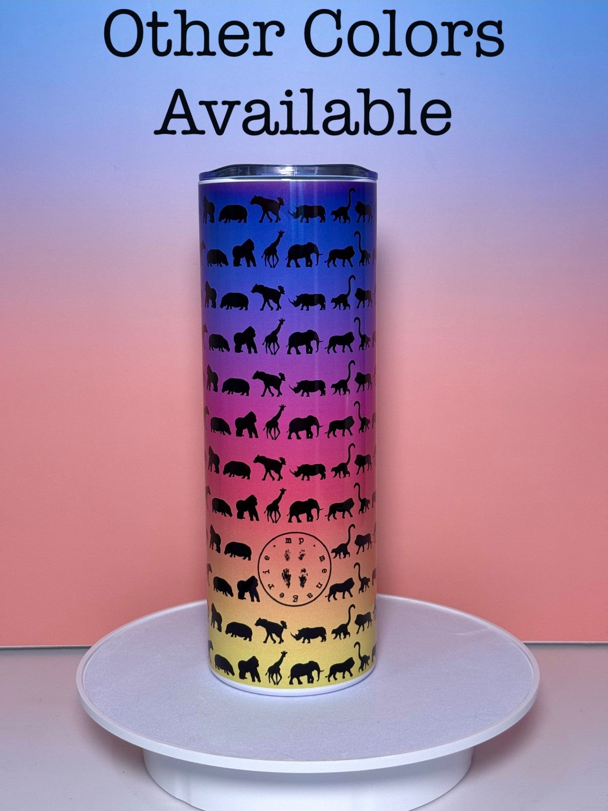 African Animal Tumbler (Small Print)