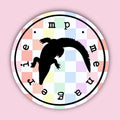 Crocodile Silhouette Sticker 2