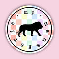 Lion Silhouette Sticker