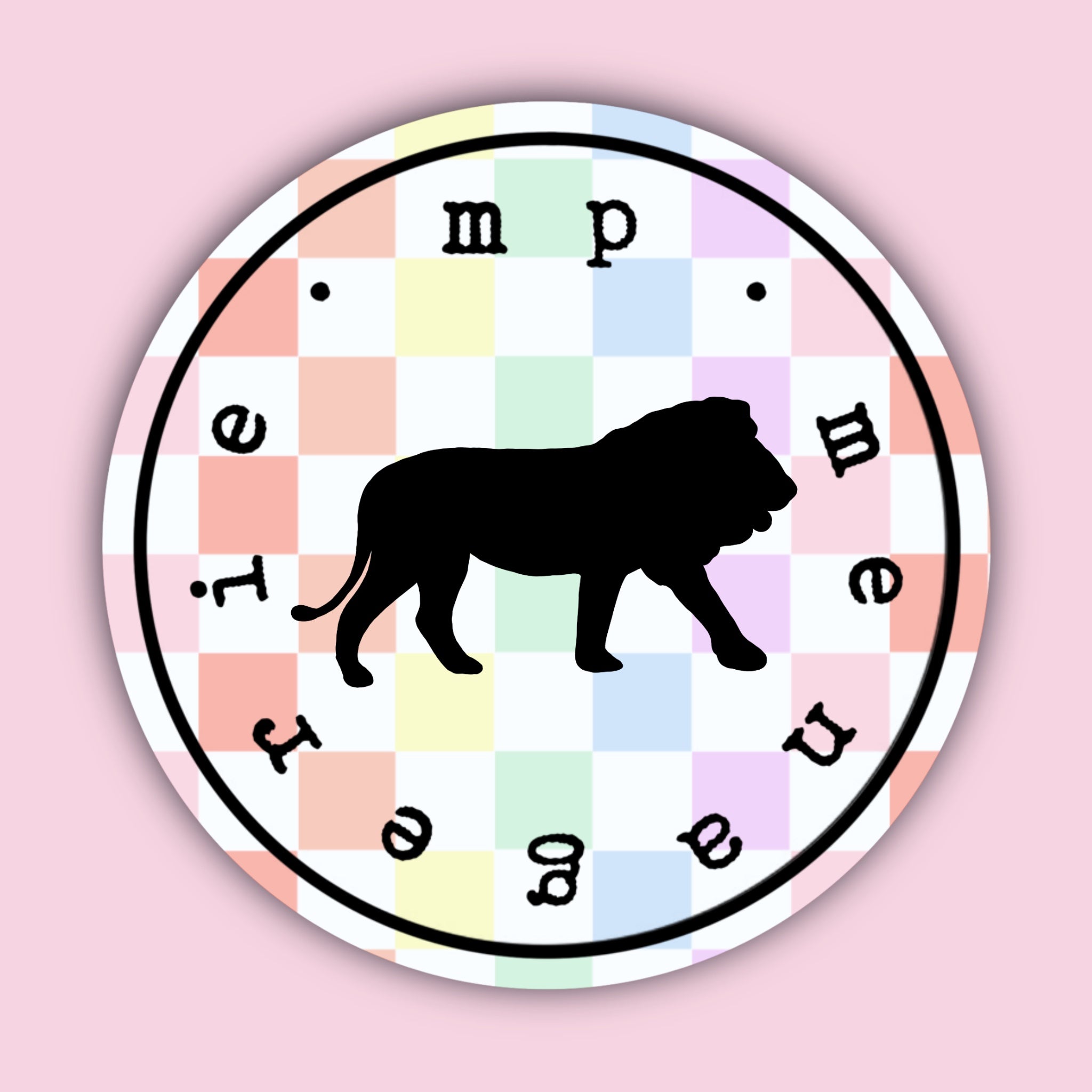 Lion Silhouette Sticker