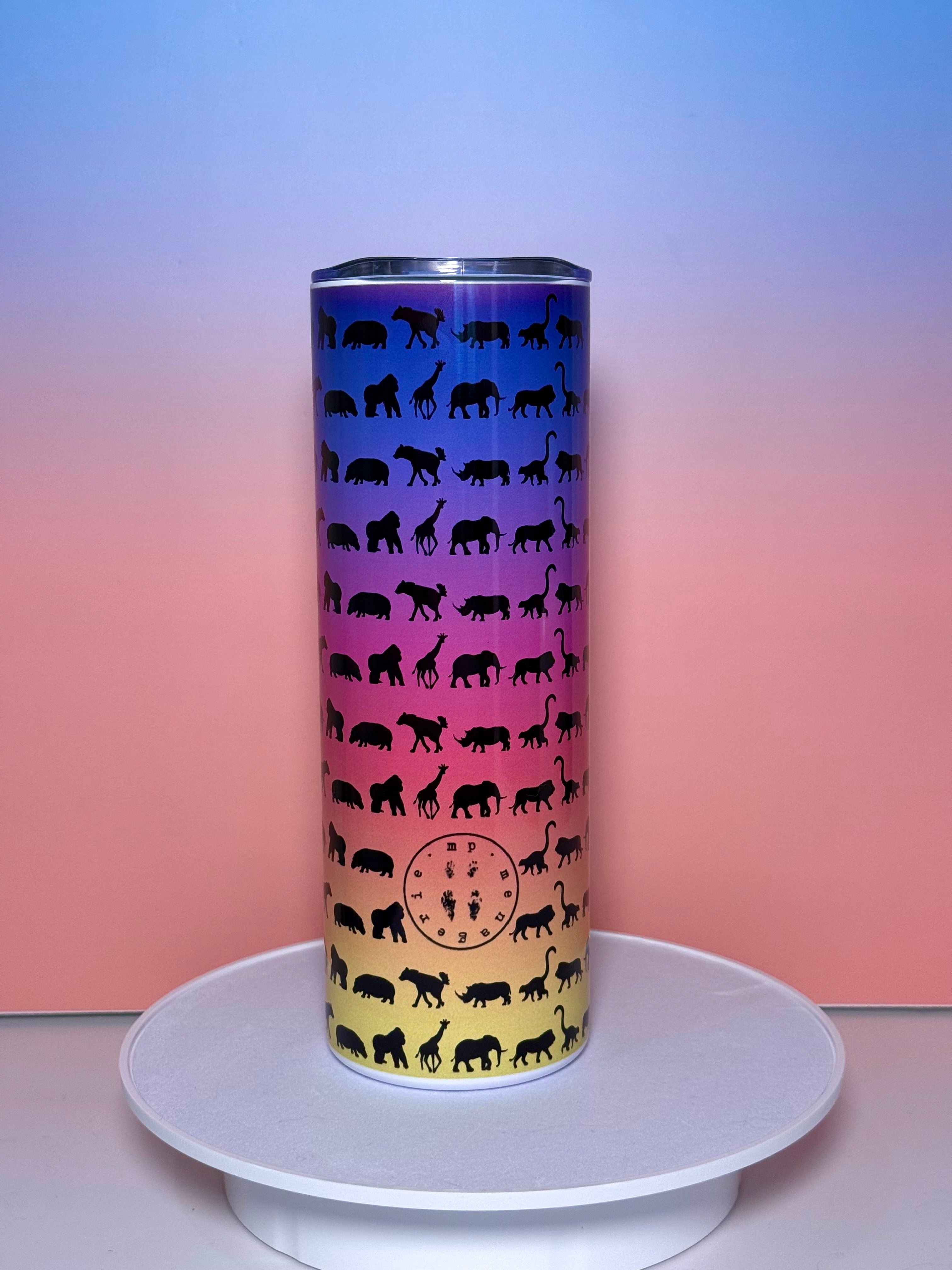 African Animal Tumbler (Small Print)